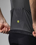 ALÉ Tricou de ciclism cu mânecă scurtă - SPRINTER R-EV1 - negru/gri