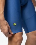 ALÉ Pantaloni scurți de ciclism cu bretele - R-EV1 VOLTAGE - albastru