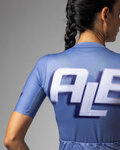 ALÉ Tricou de ciclism cu mânecă scurtă - SAUVAGE PR-E - albastru/alb