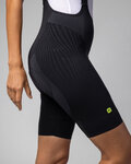 ALÉ Pantaloni scurți de ciclism cu bretele - WATT 3.6 R-EV1 - negru