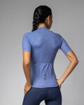 ALÉ Tricou de ciclism cu mânecă scurtă - COLOR BLOCK PRAGMA - albastru