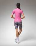 ALÉ Tricou de ciclism cu mânecă scurtă - PRAGMA COLOR BLOCK - roz