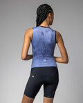 ALÉ Salopetă de ciclism - MIRROR PRAGMA - albastru/negru