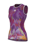 ALÉ Tricou de ciclism fără mâneci - LILIUM INTIMO - mov/roșu/portocaliu