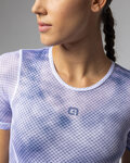 ALÉ Tricou de ciclism fără mâneci - ATMOSFERA INTIMO - alb/albastru deschis