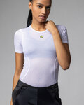 ALÉ Tricou de ciclism cu mânecă scurtă - VELO ACTIVE INTIMO - alb