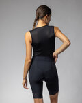 ALÉ Tricou de ciclism fără mâneci - VELO ACTIVE INTIMO - negru