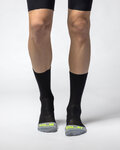 ALÉ Șosete clasice de ciclism - COLOR BLOCK - negru/gri