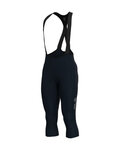 ALÉ Pantaloni de ciclism 3/4 cu bretele - R-EV1 VOLTAGE - albastru
