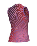 ALÉ Tricoul de ciclism fără mâneci - PRAGMA SURFACE PR-E - roz/roșu