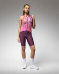 ALÉ Tricoul de ciclism fără mâneci - PRAGMA SURFACE PR-E - roz/roșu