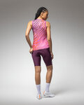 ALÉ Tricoul de ciclism fără mâneci - PRAGMA SURFACE PR-E - roz/roșu