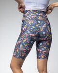 ALÉ Pantaloni scurți de ciclism fără bretele - MASTER GRAPHIC PR-E - albastru/multicolor