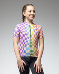 ALÉ Tricou de ciclism cu mânecă scurtă - MULTIVERSO 2.0 KID - multicolor
