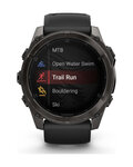 GARMIN merilnik moči - FENIX 8 AMOLED SAPPHIRE 51 mm - negru