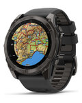 GARMIN merilnik moči - FENIX 8 AMOLED SAPPHIRE 51 mm - negru