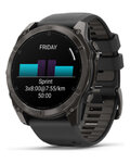 GARMIN merilnik moči - FENIX 8 AMOLED SAPPHIRE 51 mm - negru