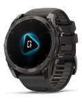 GARMIN merilnik moči - FENIX 8 AMOLED SAPPHIRE 51 mm - negru