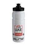 ELITE Sticlă de apă pentru ciclism - FLY 750 UAE TEAM EMIRATES 2024 - alb/roșu