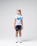GOBIK Tricou de ciclism cu mânecă scurtă - ROCKET MOVISTAR TEAM 26 - alb