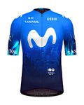 GOBIK Tricou de ciclism cu mânecă scurtă - ODYSSEY MOVISTAR TEAM 2024 - albastru/alb