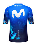GOBIK Tricou de ciclism cu mânecă scurtă - ODYSSEY MOVISTAR TEAM 2024 - albastru/alb