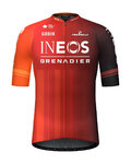 GOBIK Tricou de ciclism cu mânecă scurtă - ODYSSEY INEOS GRENADIERS 2024 - roșu/portocaliu