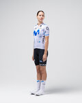 GOBIK Tricou de ciclism cu mânecă scurtă - ODYSSEY MOVISTAR TEAM 26 - alb/albastru