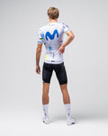 GOBIK Tricou de ciclism cu mânecă scurtă - ODYSSEY MOVISTAR TEAM 26 - alb/albastru