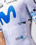 GOBIK Tricou de ciclism cu mânecă scurtă - ODYSSEY MOVISTAR TEAM 26 - alb/albastru