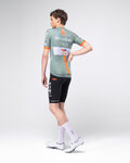 GOBIK Tricou de ciclism cu mânecă scurtă - ODYSSEY NETCOMPANY INEOS 26 - verde/portocaliu