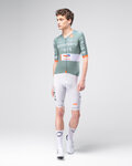 GOBIK Tricou de ciclism cu mânecă scurtă - ODYSSEY NETCOMPANY INEOS 26 - verde/portocaliu