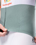 GOBIK Tricou de ciclism cu mânecă scurtă - ODYSSEY NETCOMPANY INEOS 26 - verde/portocaliu