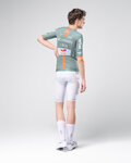 GOBIK Tricou de ciclism cu mânecă scurtă - ODYSSEY NETCOMPANY INEOS 26 - verde/portocaliu