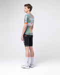 GOBIK Tricou de ciclism cu mânecă scurtă - ODYSSEY NETCOMPANY INEOS 26 - verde/portocaliu