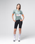 GOBIK Tricou de ciclism cu mânecă scurtă - ODYSSEY NETCOMPANY INEOS 26 - verde/portocaliu