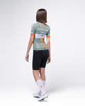 GOBIK Tricou de ciclism cu mânecă scurtă - ODYSSEY NETCOMPANY INEOS 26 - verde/portocaliu