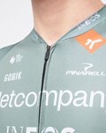 GOBIK Tricou de ciclism cu mânecă scurtă - ODYSSEY NETCOMPANY INEOS 26 - verde/portocaliu