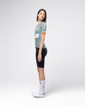GOBIK Tricou de ciclism cu mânecă scurtă - ODYSSEY NETCOMPANY INEOS 26 - verde/portocaliu