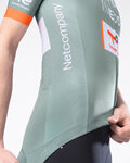 GOBIK Tricou de ciclism cu mânecă scurtă - ODYSSEY NETCOMPANY INEOS 26 - verde/portocaliu
