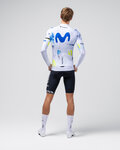 GOBIK Tricou de ciclism cu mânecă lungă de vară - HYDER MOVISTAR TEAM 26 - alb