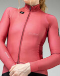 GOBIK Tricou de cilism pentru iarnă cu mânecă lungă - HYDER WOMEN - roz