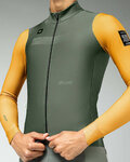 GOBIK Tricou de cilism pentru iarnă cu mânecă lungă - SUPERHYDER - galben/verde