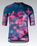GOBIK Tricou de ciclism cu mânecă scurtă - CX PRO 4.0 - albastru/roz