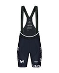 GOBIK Pantaloni scurți de ciclism cu bretele - LIMITED 6.0. K10 MOVISTAR TEAM 2024 - albastru/alb