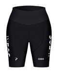 GOBIK Pantaloni scurți de ciclism fără bretele - LIMITED K9 INEOS GRENADIERS 2024 LADY - negru