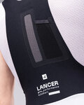 GOBIK Pantaloni scurți de ciclism cu bretele - LANCER NETCOMPANY INEOS DIAMOND 26 - alb