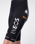 GOBIK Pantaloni scurți de ciclism cu bretele - LANCER NETCOMPANY INEOS 26 - negru