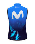 GOBIK Vestă de ciclism - PLUS 2.0 MOVISTAR TEAM 2024 - albastru/alb