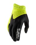 100% SPEEDLAB Mănuși cu degete lungi de ciclism - ITRACK - negru/galben